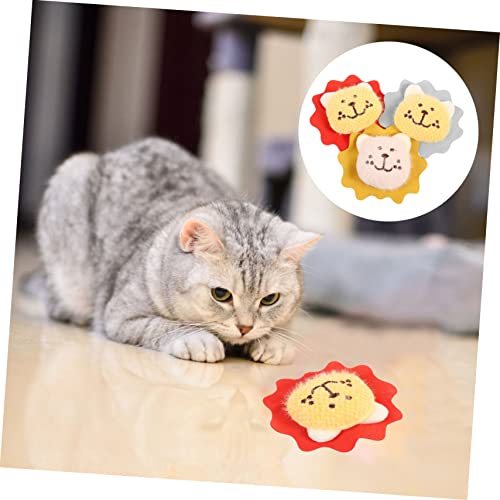 FOMIYES 3 Pçs Gato Brinquedo De Pelúcia Catnip Brinquedos Interativos Gato Moagem Brinquedos Catnip