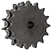 Martin Roller Chain Sprocket, Reboreable, Type B Hub, Double Strand, 16B Chain Size, 25.4mm Pitch, 20 Teeth, 20mm Bore Dia., 175.61mm OD, 130mm Hub Dia., 47.7mm Width