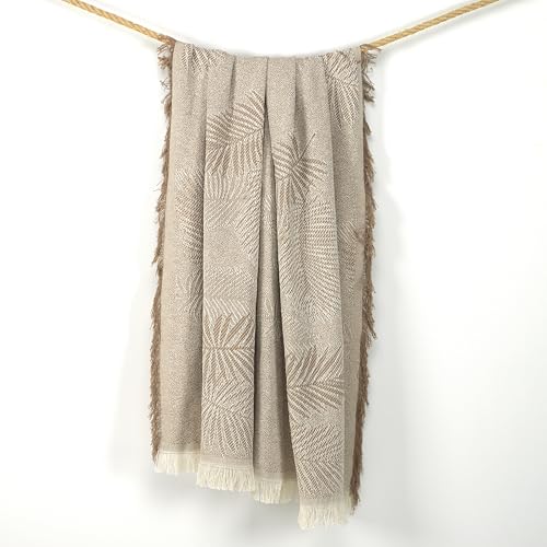 Couverture Palma beige pour réchauffer vos soirées cocooning au salon - 2