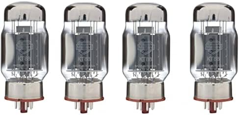 New Plate Current Matched Quad (4) Mullard Reissue KT88 / 6550 Vacuum Tubes