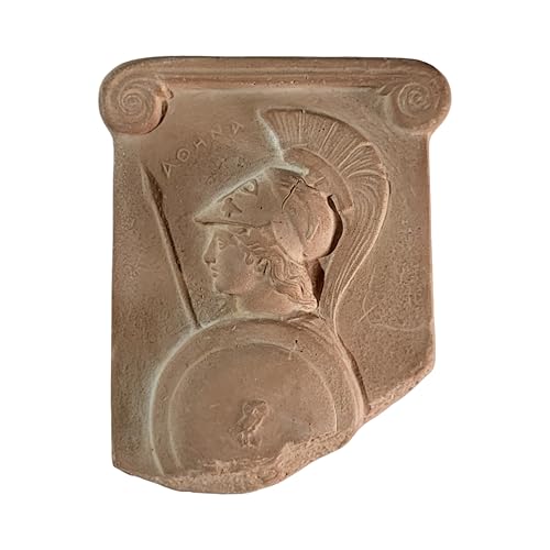 DadArt Athena Minerva Relief Plaque Goddess of Wisdom Wall Sculpture Handmade Figurine