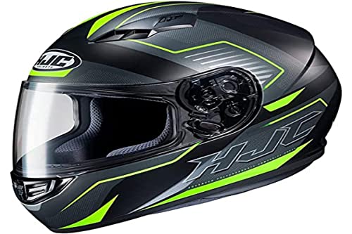 HJC Helmets CS-15 Cascos, Hombre, Trion Black/Green, M