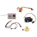 Material: Metall, Kunststoff LULUTING CQS Radio Zubehör Besen + Esc + Servo Motor + Getriebemotor + Empfänger for RC Auto Feiyue RC FY-01 FY-02 FY-03 FY-04 FY-05