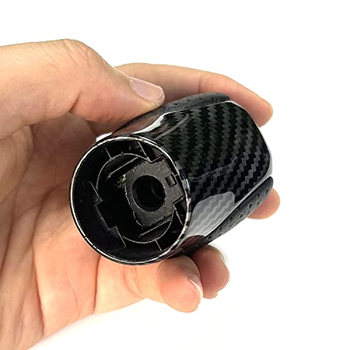 Pursuestar Black Leather Carbon Fiber Gear Lever Shift Knob Shifter For Lexus Es Gs Gx Is Nx Rc Rx 200T 300 350 3450H 450Hl 350L Is250 #TOP2