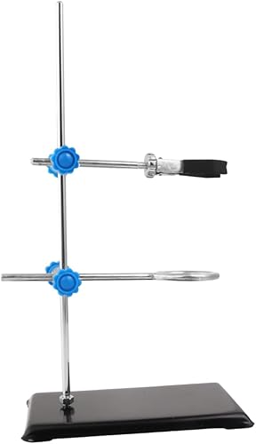 Mobestech Soporte de hierro Mini abrazaderas Micro Set Herramientas en miniatura Abrazadera de Condensador de Laboratorio Química Laboratorio Stand