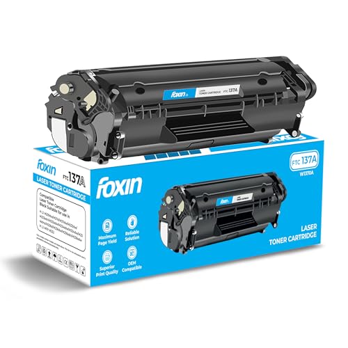 Image of Foxin FTC 137A Toner Cartridge | Compatible with W1370A HP LaserJet M209, M211, M232, M233, M234, M236 Series Printers | Monochrome HP Printer Cartridge | High Page Yield - 1150
