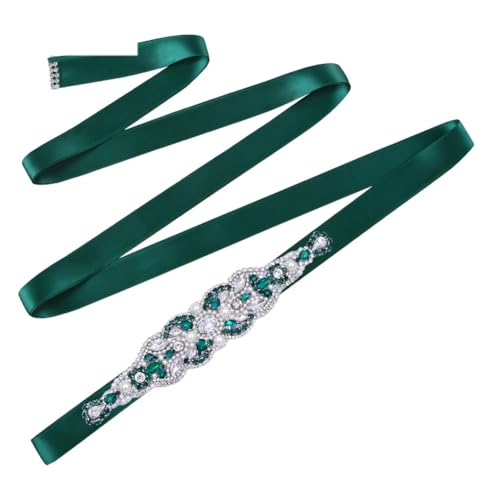 Bridal Decorative Belt Female Women Wedding Party Evening Dress Accessories Rhinestones Pearls