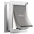 3-Flap Pet Door for Wall Dog Door for Wall Exterior, Large Doggie Door for Walls with All-Metal Frame,Metal Closing Panel & Aluminum Lock, Large Doggy Door