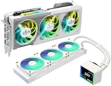ASRock Radeon RX 9070 XT Steel Legend 16GB & Challenger White 360 Digital AIO Cooler Bundle | Flagship White 4K Gaming with 3" Display & Polychrome SYNC