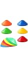 Disc Soccer Cones – Set of 50 Training Marker Cones for Soccer, Football, Sports, Agility Drills, Field Markers – Durable Plastic, Flexible, Stackable with Carry Holder for Coaches & Athletes (10) gallery image