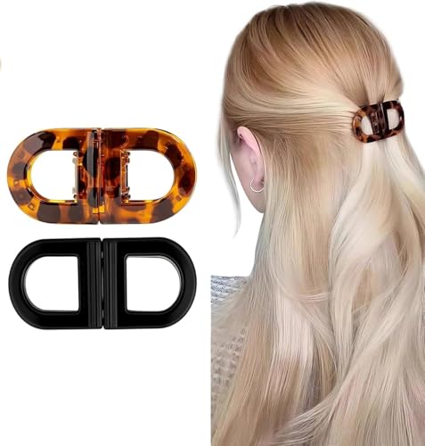 Lot De 2 Pinces à Cheveux Magnétiques,Clips à Cheveux pour Femmes,Forte Durabilité,Pinces à Cheveux Magnétiques Antidérapantes,Accessoire De Coiffure