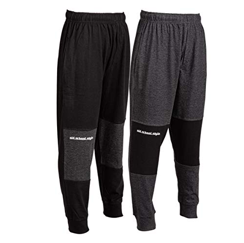 Image of chopper club Boys 6-14 Years Jogger Track Pants Cotton Regular Fit Sweatpants Lowers Pack of 2