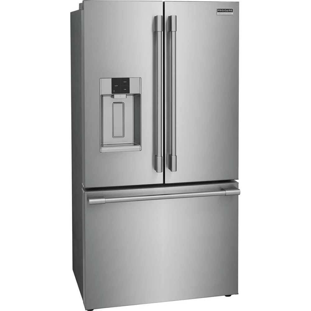 Frigidaire Professional 36 in. 22.6 cu. ft. Counter Depth French Door Refrigerator in Stainless Steel with CrispSeal Technology PRFC2383AF on Fridge.com