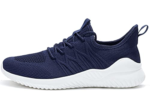 Image of Socviis Mens Slip On Running Shoes Athletic Walking Trainers Lightweight Breathable Mesh Tennis Sneakers