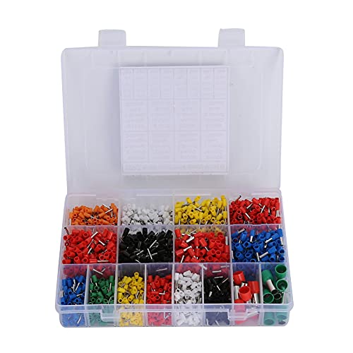 Kit de bornes pour fils électriques de 2120 pièces en cuivre isolé