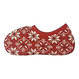 丸和貿易 ぽかぽかそっくす ショートタイプ ノルディック レッド サイズ：約サイズ：21～25ｃｍ 2003957-05