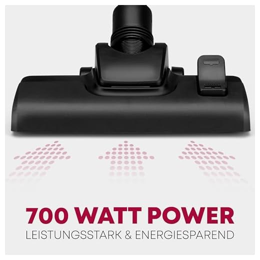 Bomann Bodenstaubsauger 700 Watt mit Beutel