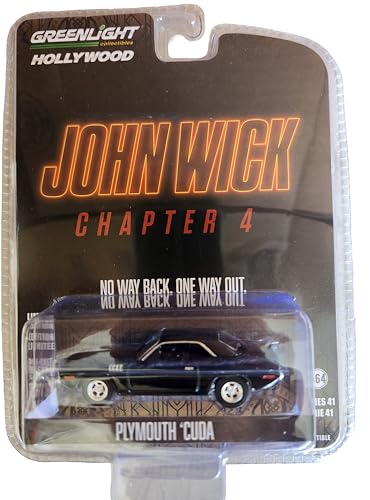 Greenlight Hollywood Series 41 - Plymouth 'Cuda 1:64 miniatura 3