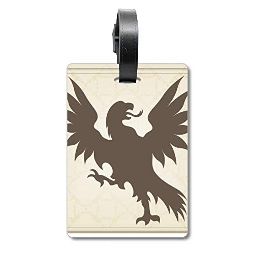 Étiquette d'identification pour valise Europ Animals porte-adresse bagage motif animaux