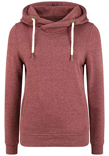 Photo de Oxmo Vicky Sweat À Capuche Pull Hoodie pour Femme À Capuche, Taille:M, Couleur:Wine R Mel (7989853)