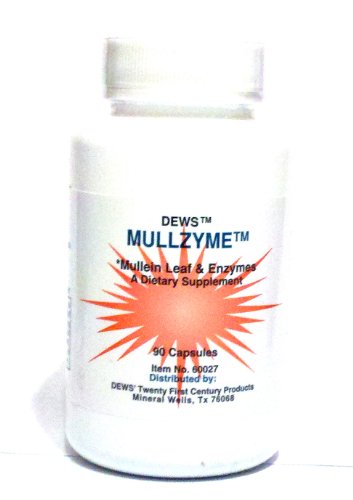 Beyond The River Mullzyme - Mucus Dissolver, With Mullien Leaf And Enzymes - 90 Capsules