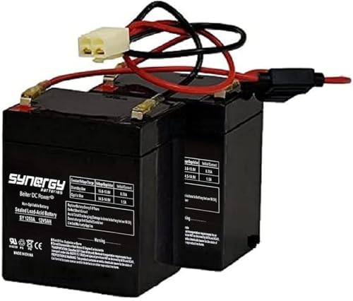 Razor Crazy Cart Replacement Batteries + Wiring Harness (This Doesn't Fit the Crazy Cart Shift)