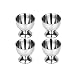 Produktbild ysister 4 Stück Eierbecher Set, Edelstahl Ei Halter spezielle Eierablage Eierbecher Ente Eierbecher setzen Gänseei Rack für Restaurantküche, Optimal als Geschenk oder zur Ergänzung Ihrer Tischdeko