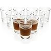 Amazon.com | BCnmviku 1.5 oz Shot Glasses Sets with Heavy Base, Clear ...