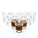 BCnmviku 1.5 oz Shot Glasses Sets with Heavy Base, Clear Shot Glass (2 Pack)