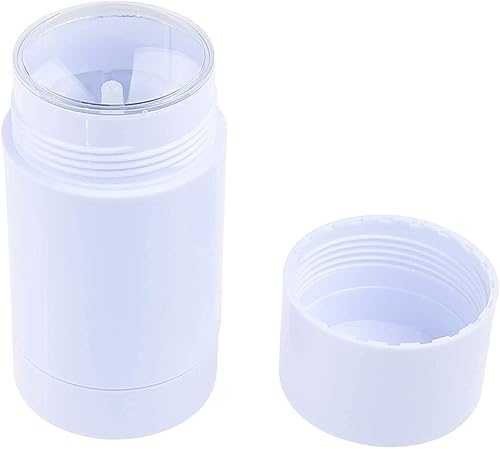 Miniatura 4 de Recipientes de desodorante redondos vacíos con barra de llenado giratorio para desodorante, botellas de desodorante de plástico, tubo de bálsamo