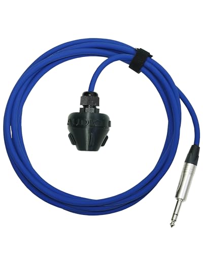 Hidrófono Micro Contact Submarino Modulable (Micrófono submarino, resistente al agua, impermeable, hidrofóbico) (3 metros, Jack 6.65mm)
