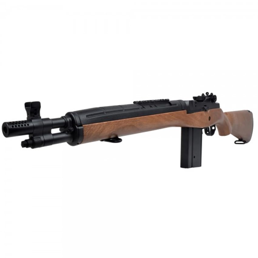 Cyma CM032W-SOC M14 elettrico (6 mm) | Fucile Airsoft calibro 6 mm + biberon 0,20 + occhiali protettivi (Potenza: 0,37 joule)