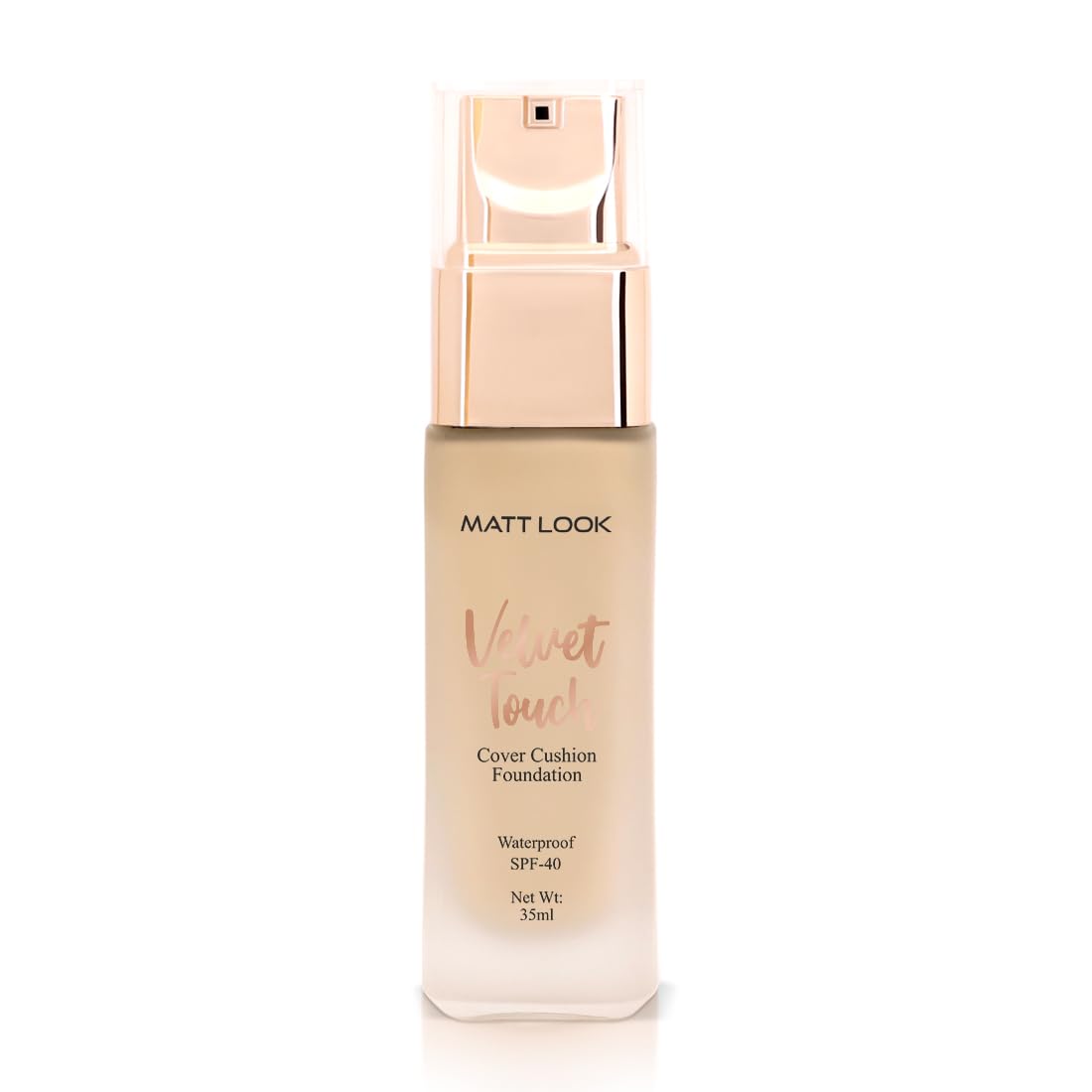 Mattlook Velvet Touch Cover Cushion High Coverage Foundation|Infused with Licorice Extract & Vitamin C|Water-Proof|SPF-40 Protection|Ultra Blendable & Buildable|Natural Matte Finish- Natural Nude