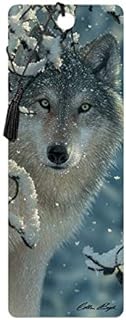 3D LiveLife Bookmark - Broken Silence from Deluxebase. A Wolf Bookmark with lenticular 3D Artwork Licensed from Renowned Artist Colin Bogle