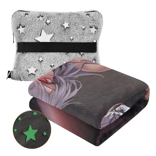 Manta para sofá de demonio malvado, regalos para hombres y mujeres 4