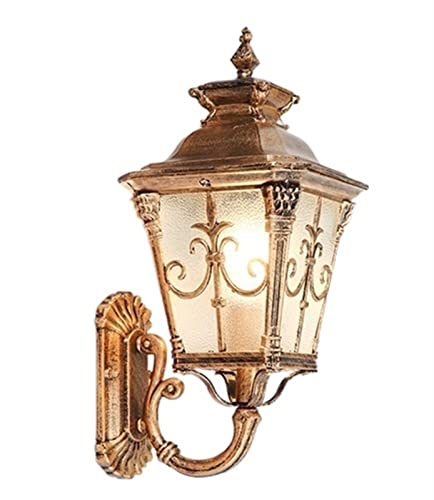 Applique extérieure E27 retro lanterne murale pour éclairage de jardin classique