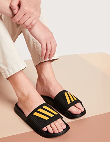 Image of Adidas Men Contaro M Synthetic Swim Slide CBLACK /ACTGOL | HPU72