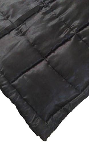 Miniatura 2 de Edredón de satén ultrasuave y lujoso de 1 pieza con relleno de microfibra (tamaño matrimonialqueen, blanco)