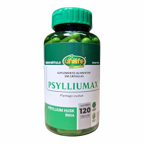Psyllium - Psylliumax - Plantago Ovatae - 120 cápsulas