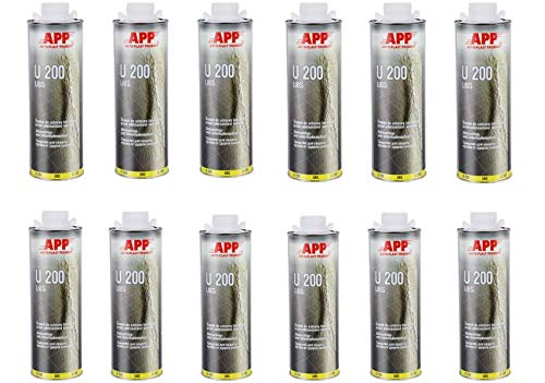 Anti gravillons blanc U200 en carton de 12 aérosols pour protection bas de caisse