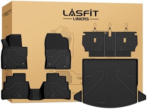 LASFIT Floor Mats & Backrest Mats & Trunk Mat for Mazda CX5 2017-...