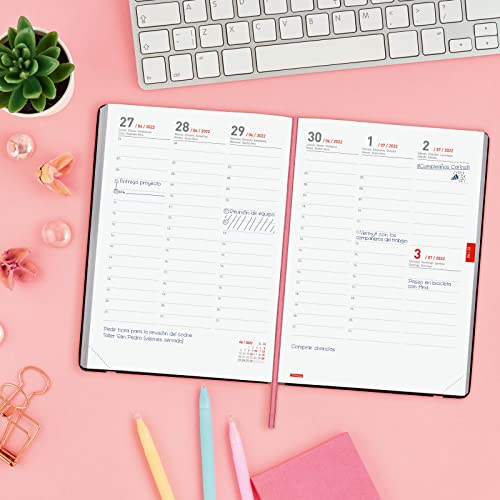 Finocam - Planner 2022 2023 Mara 18 Months Week to View July 2022 - December 2023 (18 Months) Girl - Image 4