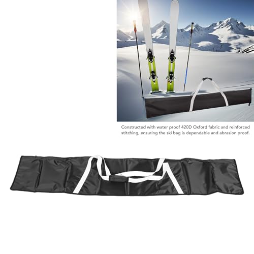 Bolsa de esquí impermeable de tela Oxford 420D para tablas de hasta 175 cm 2