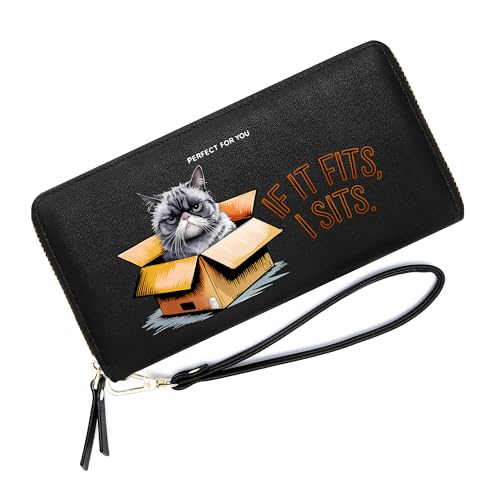 PFY Animal Patterns Customized Women's Wallet,Holiday Gift,Birthday Gift for Parent Grandparent from Son Daughter 1302a