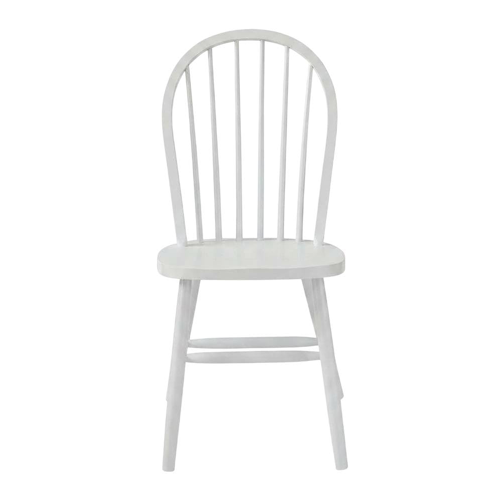 Parawood Windsor Dining Chair with Spindleback by Furnifact – Parawood, White