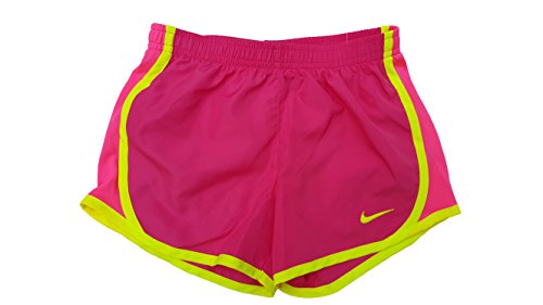 Nike little girls tempo shorts (6x little kids, vivid pink/volt)