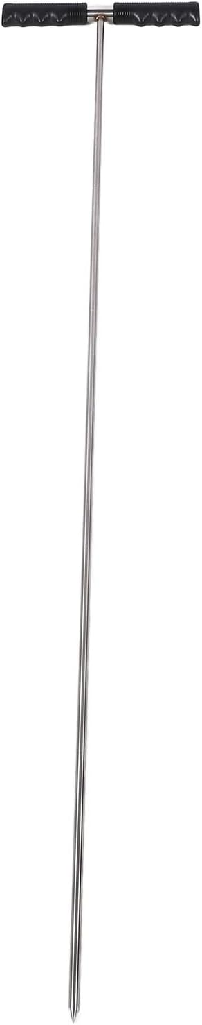 Stainless Steel Adjustable Soil Probe for Locating Septic Tank Pipes Underground Rod 32-48 Inch