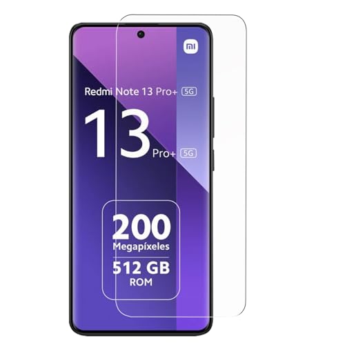 Todotumovil Protector Pantalla para Xiaomi Redmi Note 13 Pro 5G | Cristal templado movil | Antiarañazos | Antihuellas | Dureza 9H | Ultra fino | Ultra Transparente | Ultra Resistente