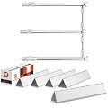 Spirit e310 Grill Parts, 69787 Grill Burner and 7636 Flavorizer Bars for Weber Spirit 300 and Spirit II 300 Series, Spirit E310 E320 E330 S310 Grill Parts for 15.3" Flavor Bars,18" Burner Tube