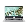 ASUS Chromebook CX1, 14 pulgadas FHD, procesador Intel® Celeron N4500, 64 GB de almacenamiento, 4 GB de RAM, ChromeOS, plata transparente, CX1400CKA-AS44F